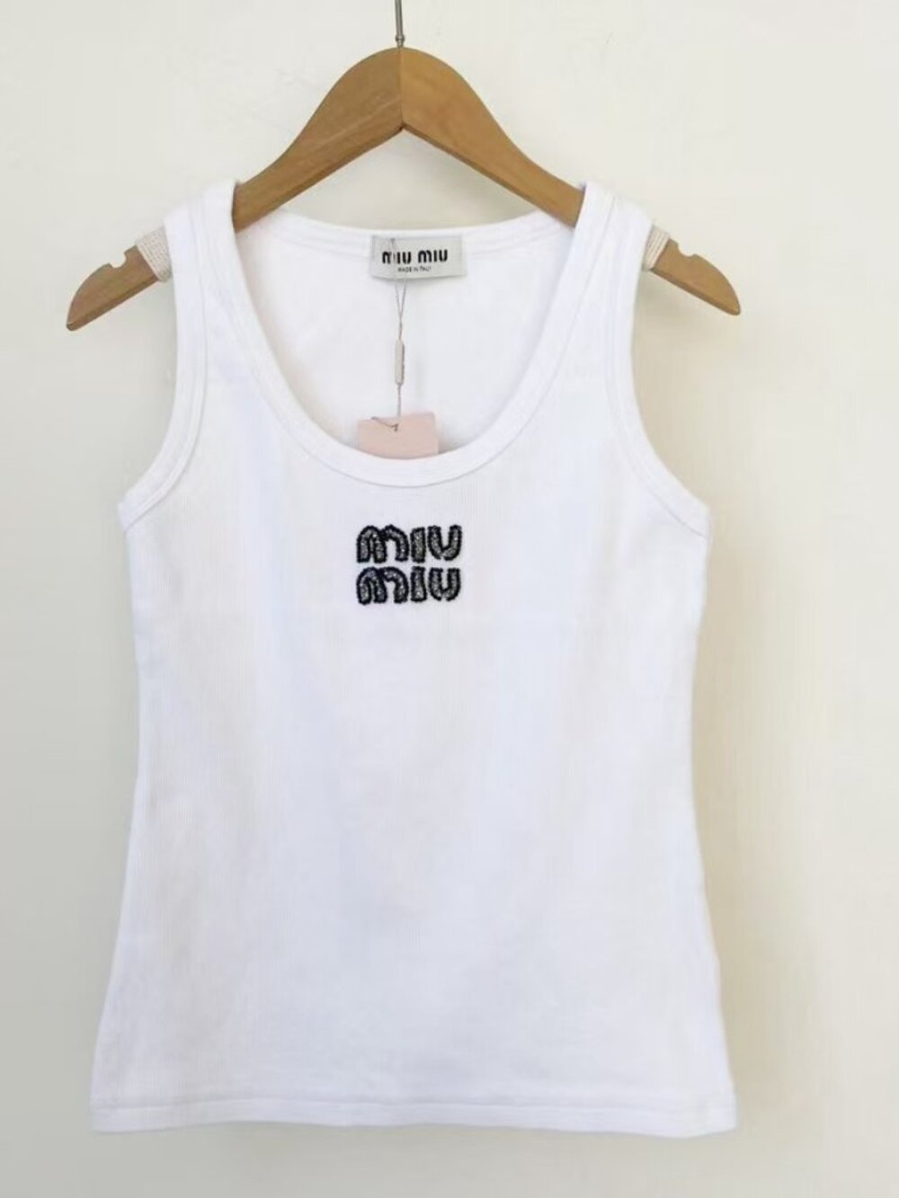 ✨Miu Miu Sexy White Women's Tank Top